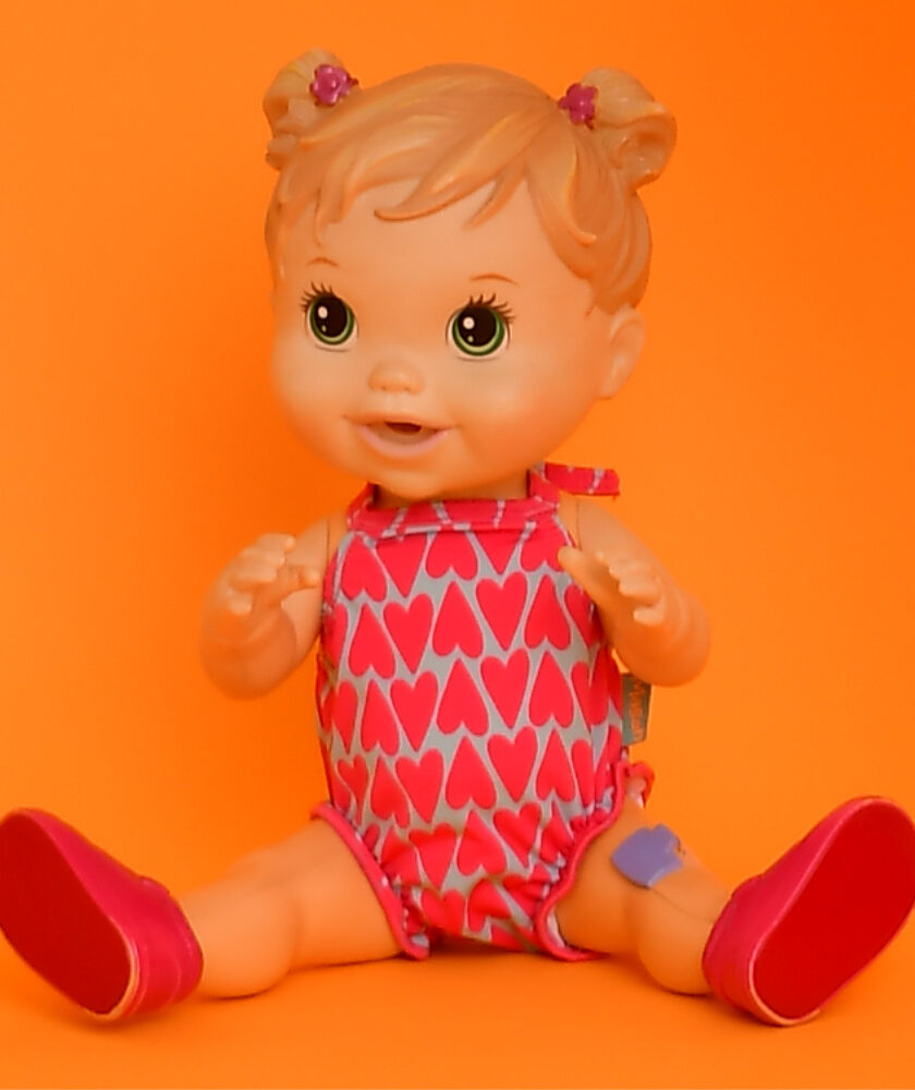 Acessório Magah Infantil Mini Fato de Banho para Boneca Love