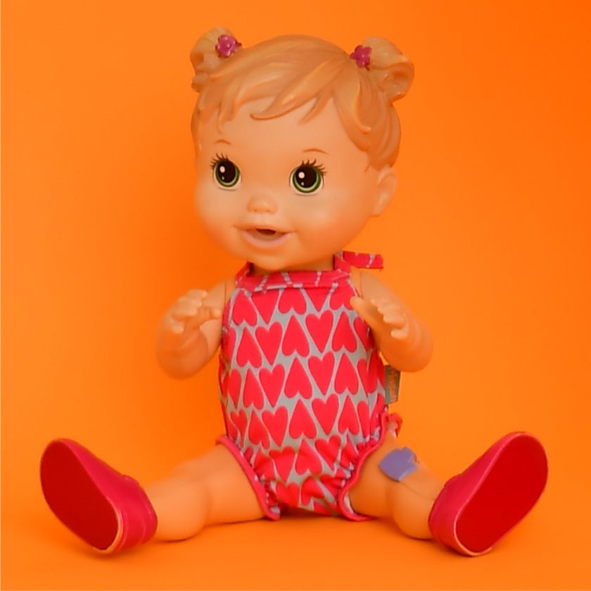 Acessório Magah Infantil Mini Fato de Banho para Boneca Love