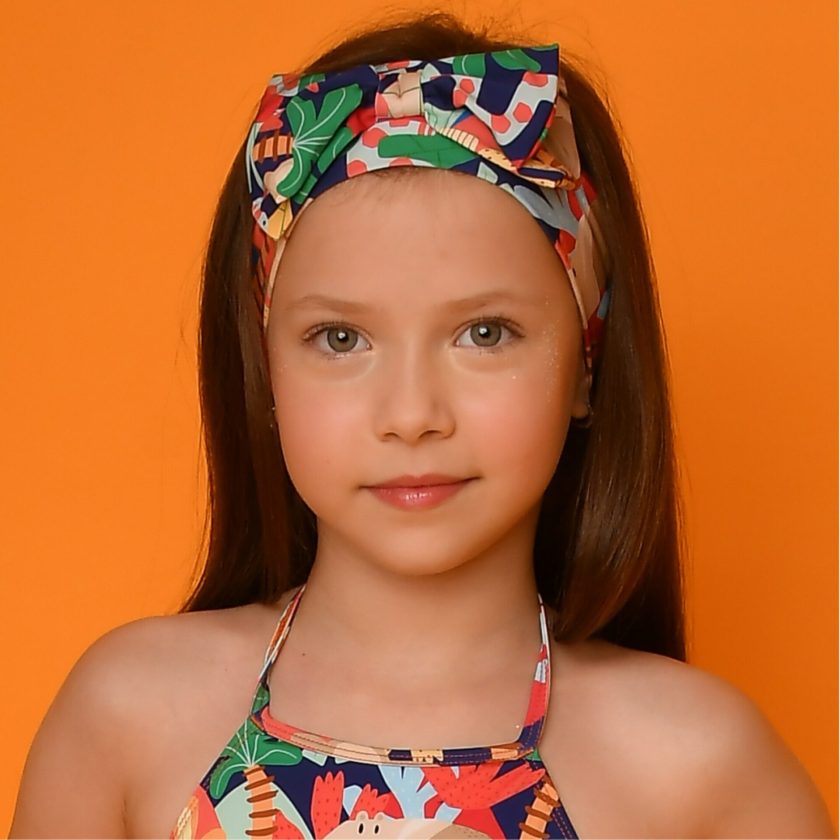 Acessório Magah Infantil Turbante Bicharada