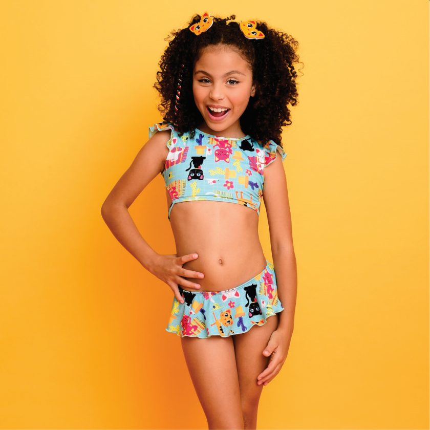 Biquíni Magah Infantil Maitê Cats