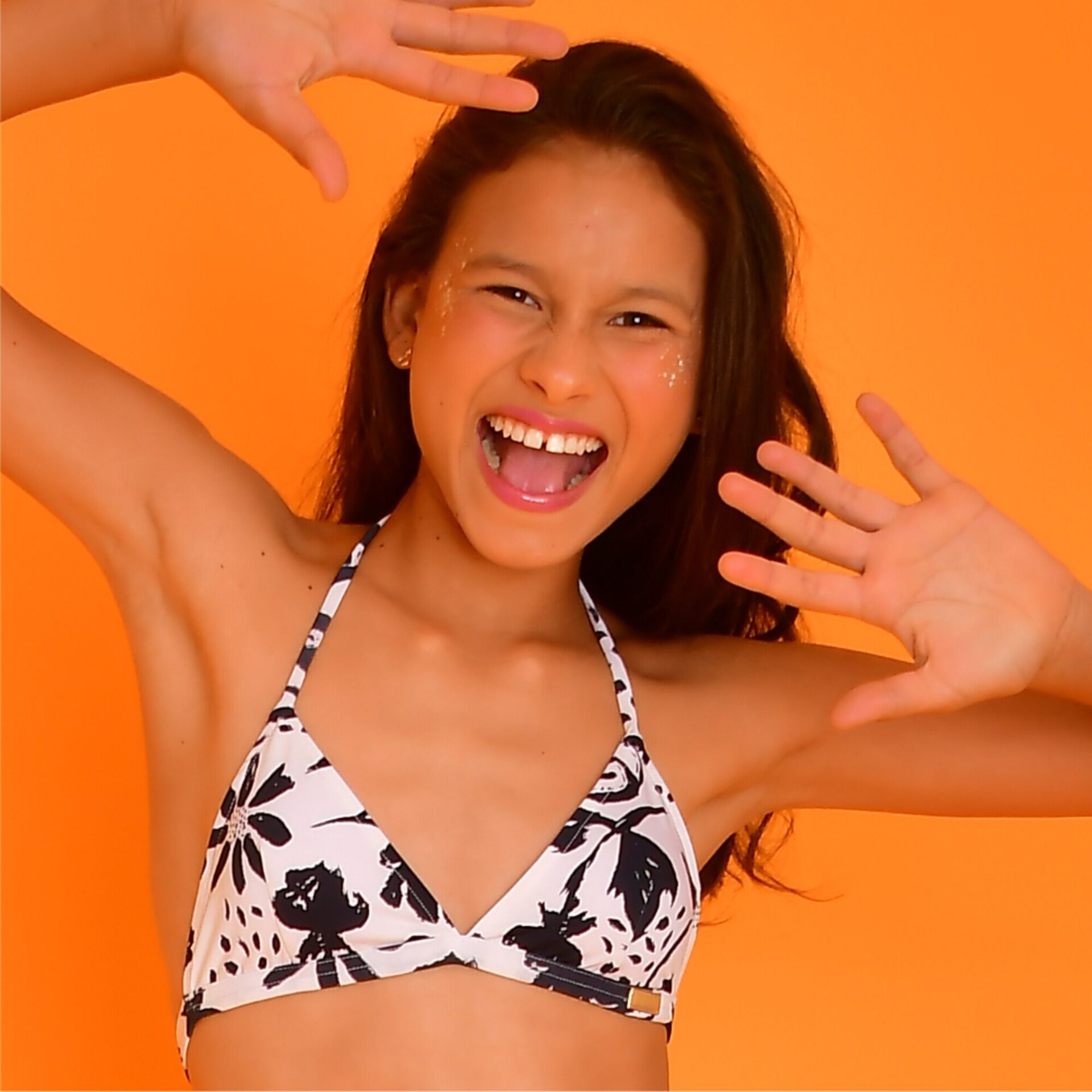 Biquíni Cris Floral P&B - Image 2