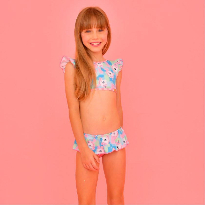 Biquíni Magah Infantil Maitê Unicórnio