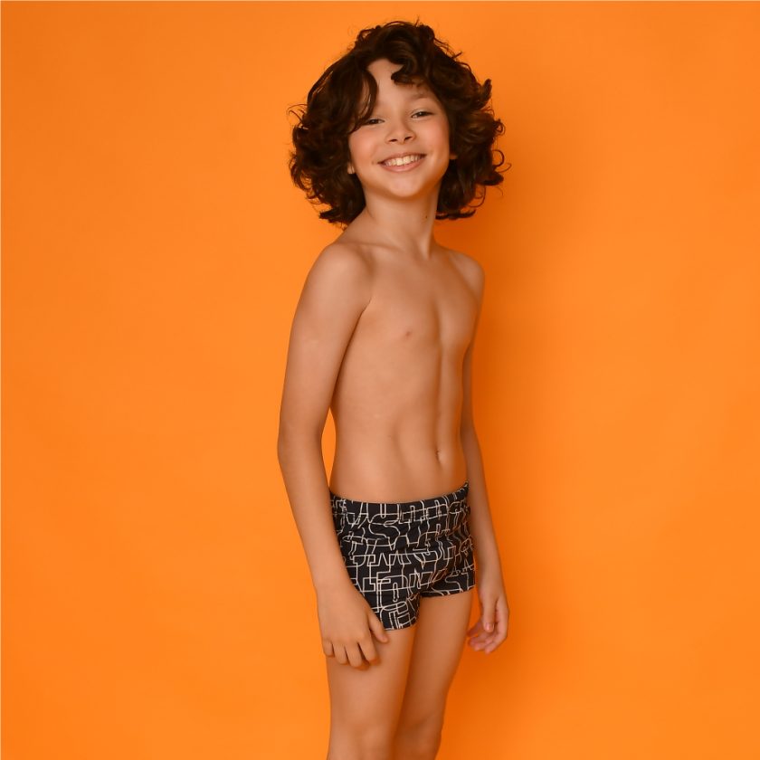 Calção de Banho Magah Infantil Diogo Boxer Strong