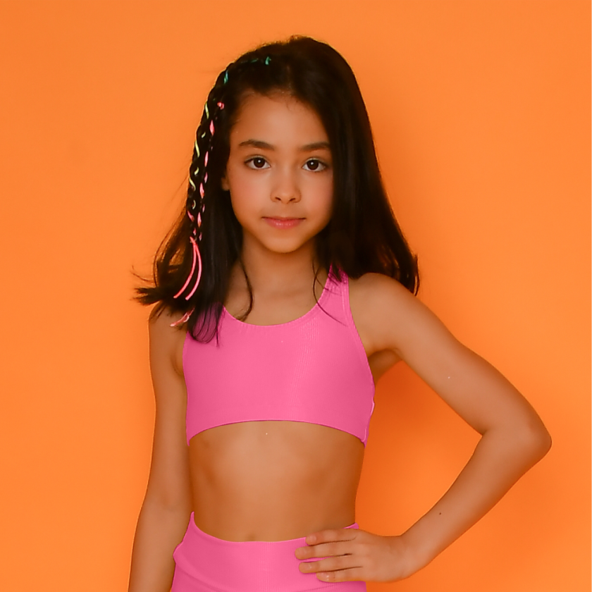 Ju Swim Top in Pink