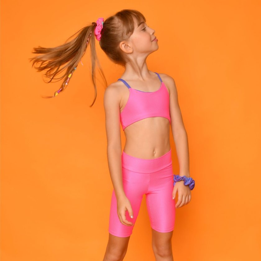 Vini Reversible Top in Pink/Very Peri