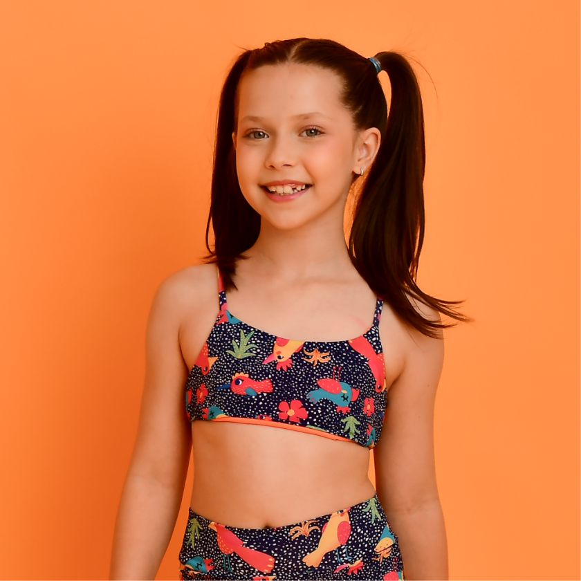 Vini Reversible Birds Top