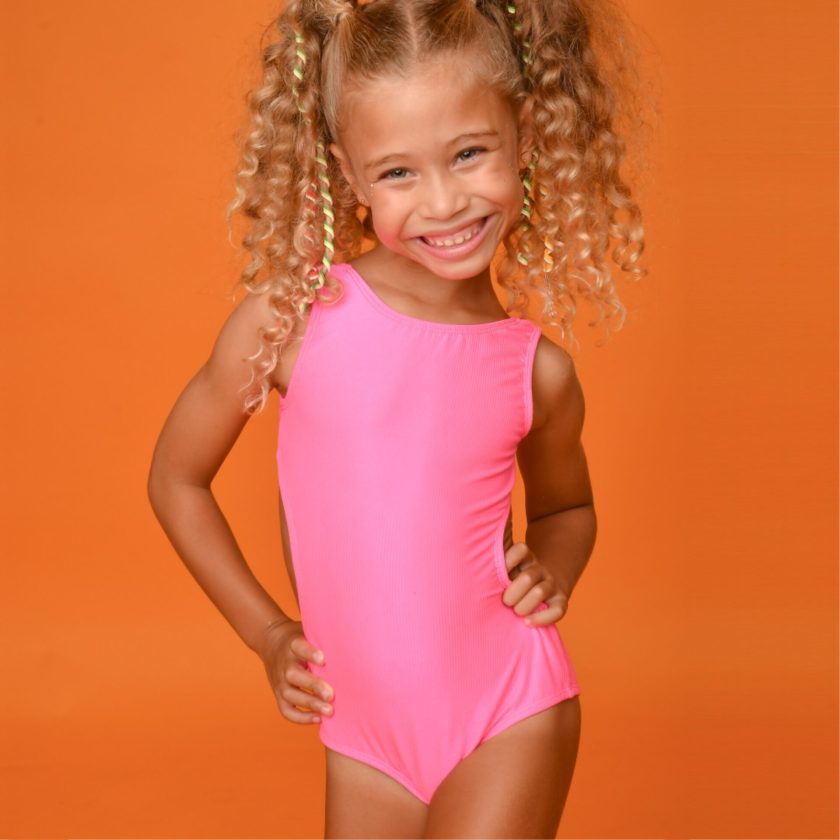 Fato de Banho Magah Infantil Sarah Pink