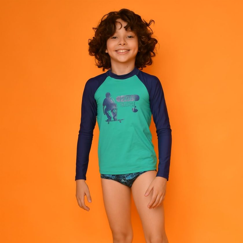T-shirt UV Manga Comprida Skate